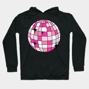 pink disco ball Hoodie